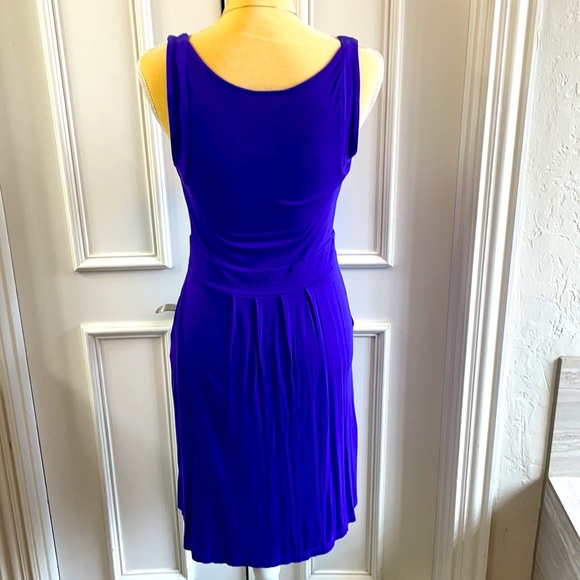 Halogen sleeveless V neck dress with pockets - Picture 4 of 6